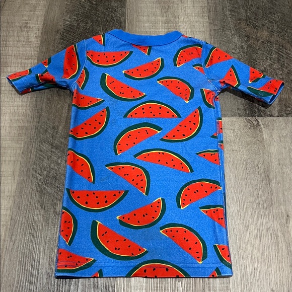 Hanna Andersson watermelon short pajama set size 130cm size 8 - Picture 3 of 12